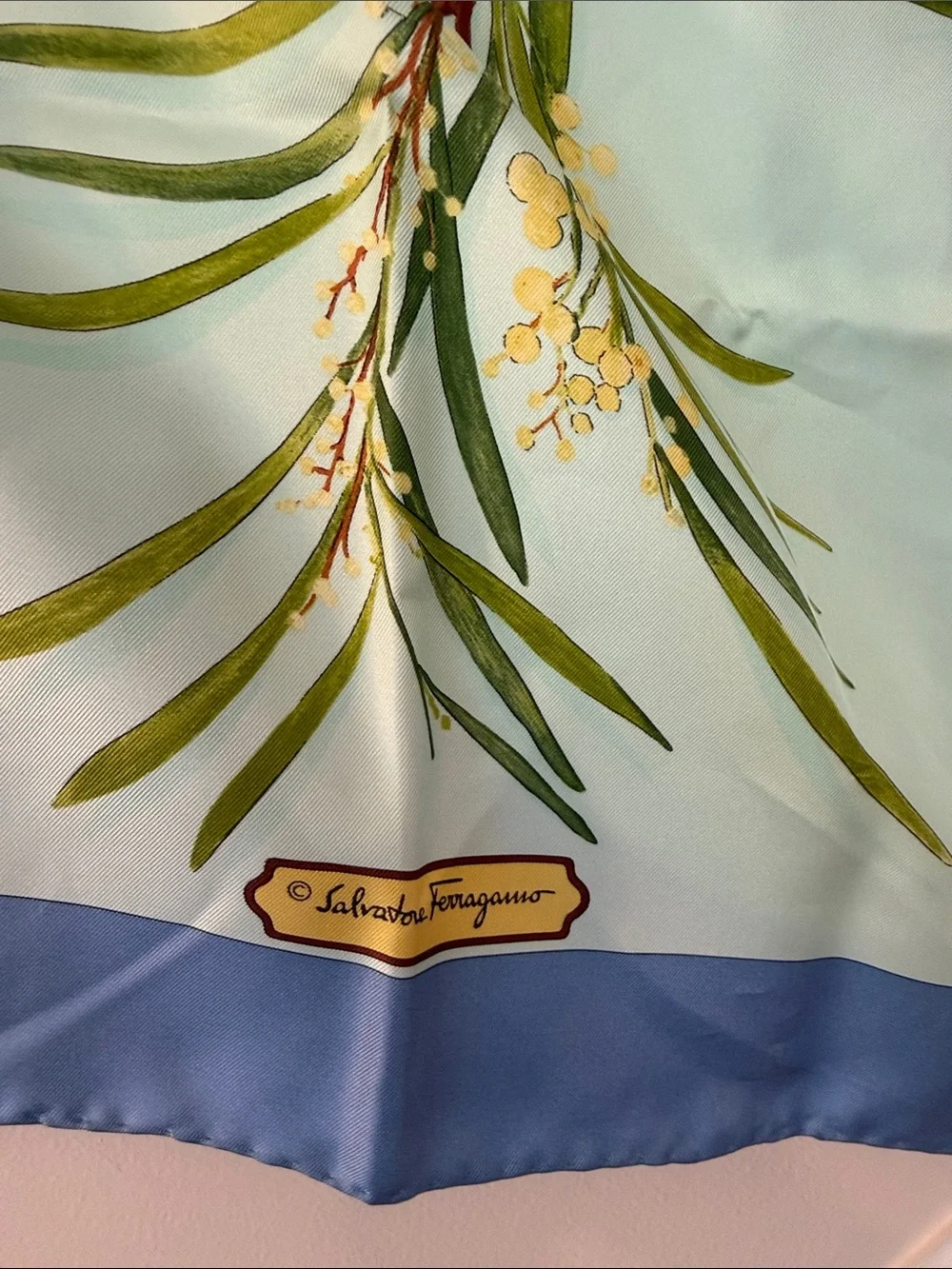 Salvatore Ferragamo Silk Floral Scarf